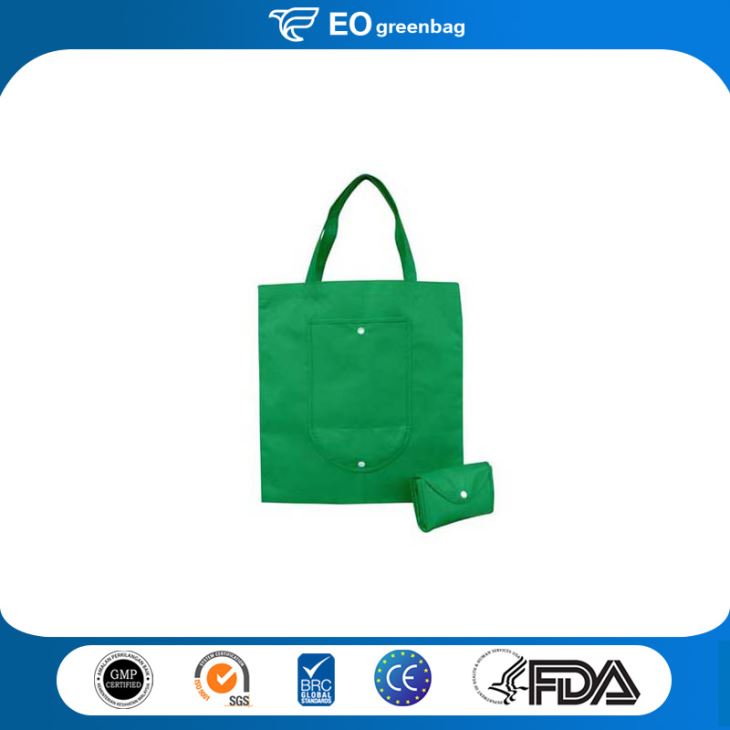 Nonwoven Shopping Bag with Pocket Foldable