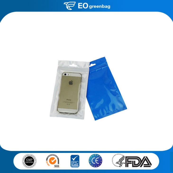 Plastic Electronic Bag with Zipper